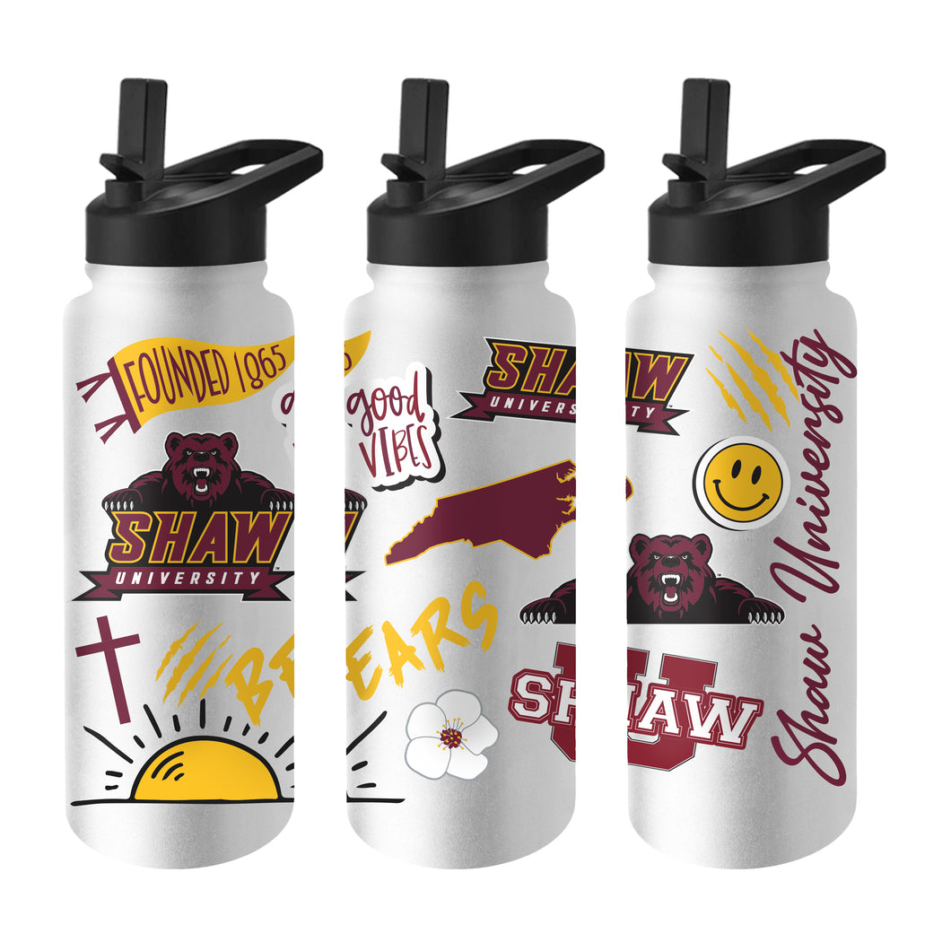 Shaw University 34oz Quencher Bottle (LIMITED QUANTITY)